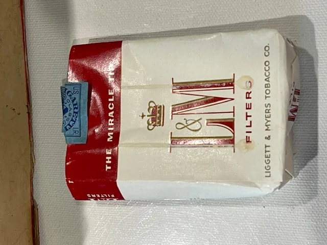 Rare 1952 I Like Ike Eisenhower Presidential Empty Cigarette Box and 2 Packs view 3