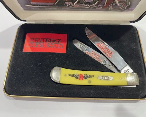 1993 New Old Stock Case Limited Edition 094 Harley Davidson Pocket Knife