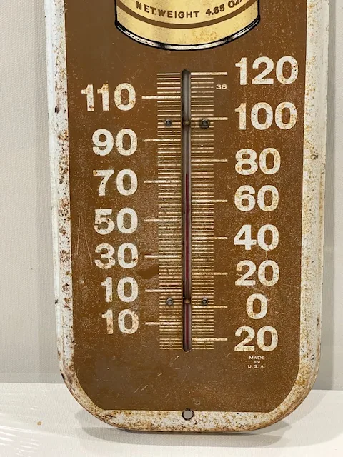 Vintage Honey Bee Sweet Snuff 16 Inch Thermometer view 3