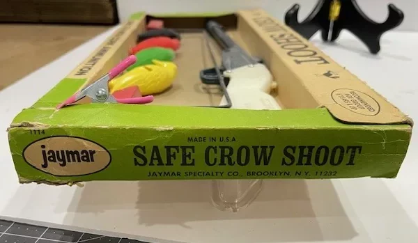 Vintage 1950s Crow Shooting Game With Cork Ammo by Jaymar