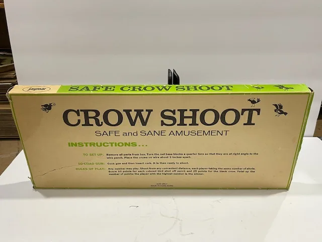 Vintage 1950s Crow Shooting Game With Cork Ammo by Jaymar view 4
