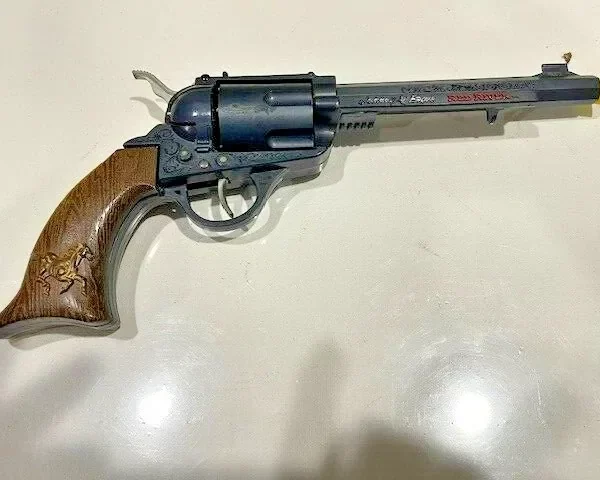 Johnny Eagle Red River Topper Vintage Original Case and Toy Cap Revolver
