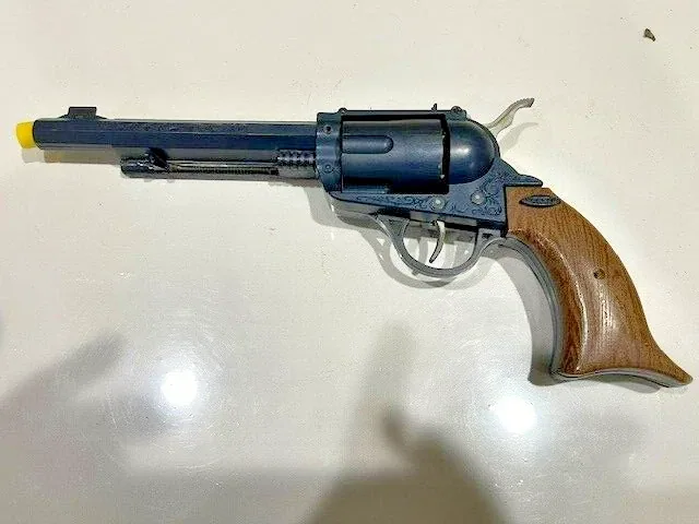 Johnny Eagle Red River Topper Vintage Original Case and Toy Cap Revolver view 2
