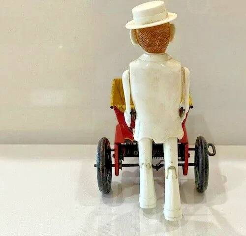 Vintage Marx Tin Litho and Plastic Wind Up Sam the Gardener view 3