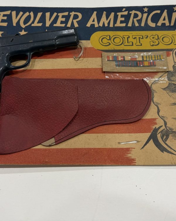 Vintage 1946 Le Mohican "Colt's Son" Single Shot Cap Gun Set on Card!