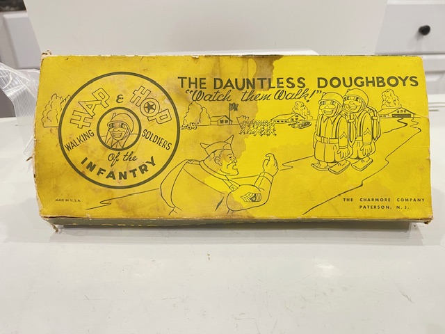 Vintage Marx WWII Soldiers Dauntless Doughboys Ramp Walkers W/Ramp & Box! view 7