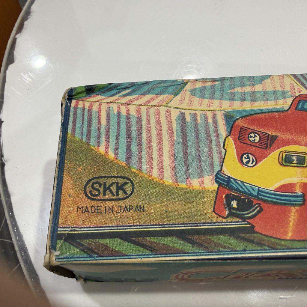 Vintage 1950s 15" Friction Shinseiki Japanese Tin Circus Train NOS In Box view 3