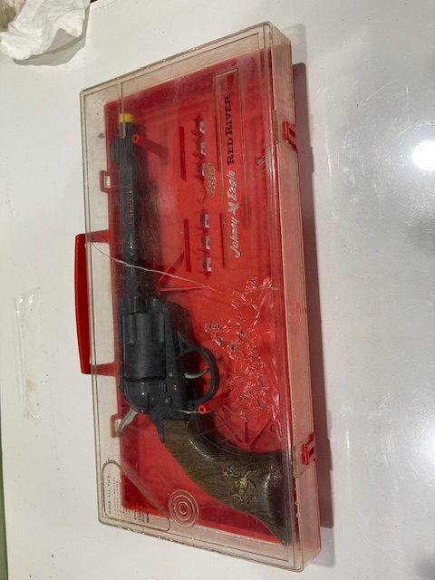 Rare Johnny Eagle Red River Topper Vintage Original Case & Toy Cap Revolver! ~ #8 view 2