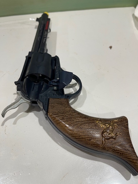 Rare Johnny Eagle Red River Topper Vintage Original Case & Toy Cap Revolver! ~ #8 view 9